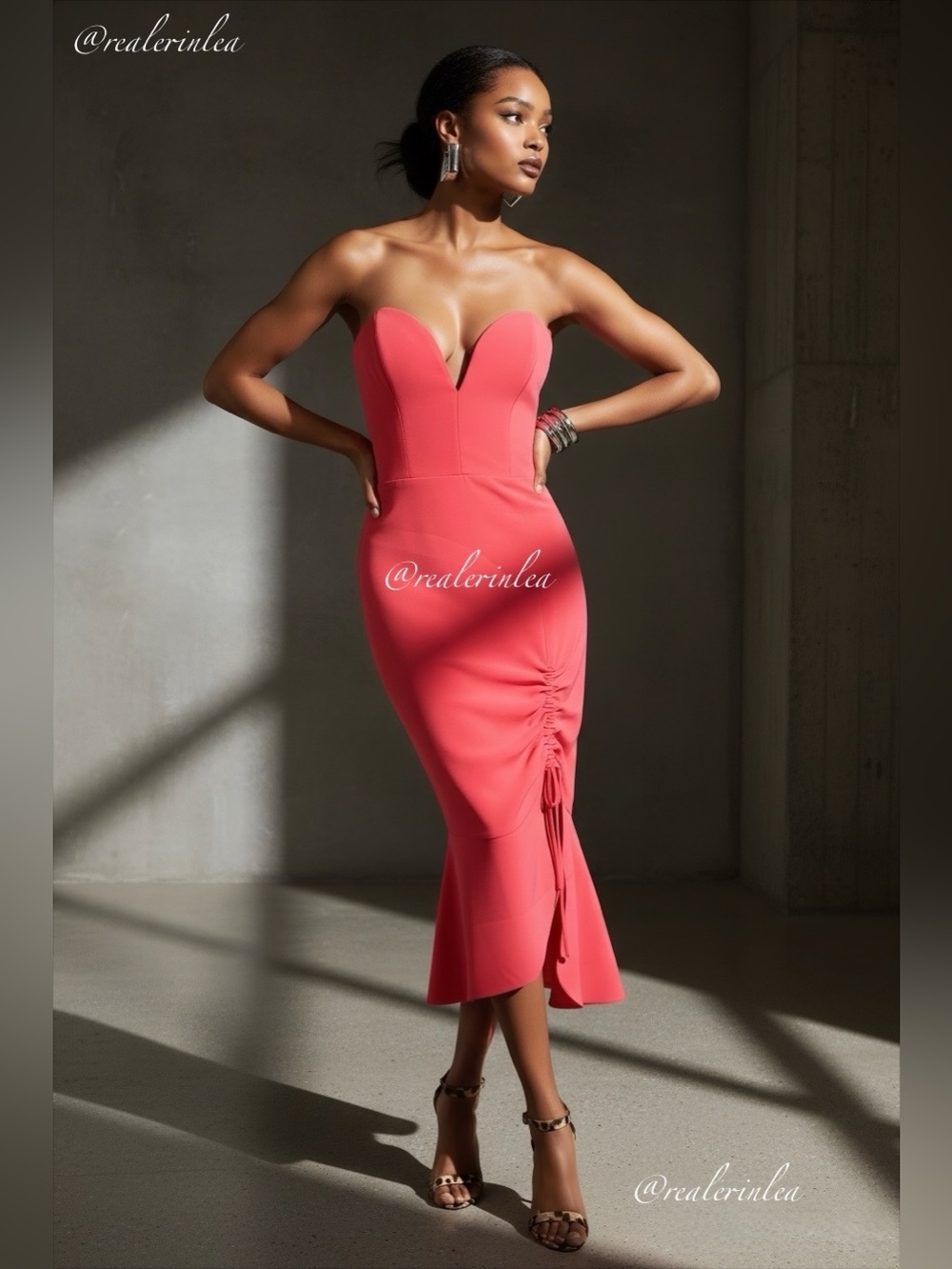 NWT Amanda Uprichard Rayna Dress Size Small Neon Orange Corset Bustier